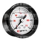 Grams Performance Brandstofdrukmeter 0-120 PSI - Afbeelding 3