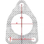 SRS uitlaatflens pakking 3-bouts (huis model) - Ø63.50mm/2.50'' - Afbeelding 2