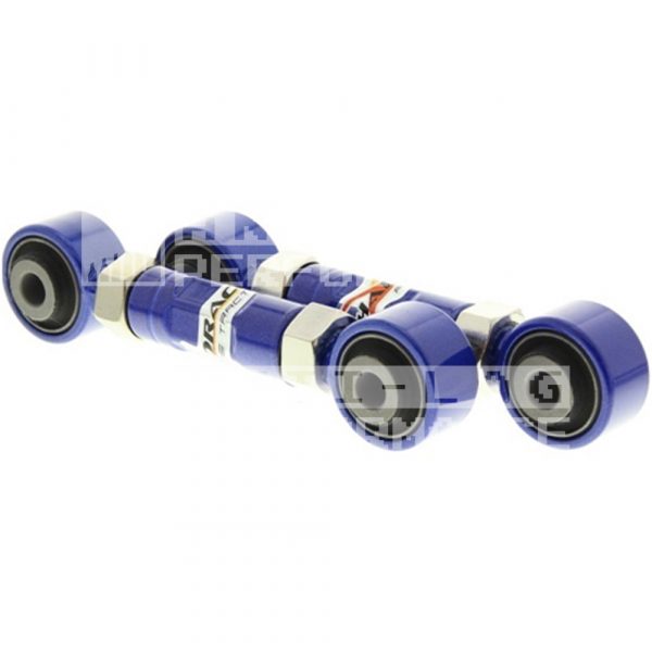 Hardrace toe armen achterzijde blauw