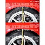 Hardrace Draagarmen achterzijde onder -20mm - Blauw - Gehard rubberen bussen - Afbeelding 3