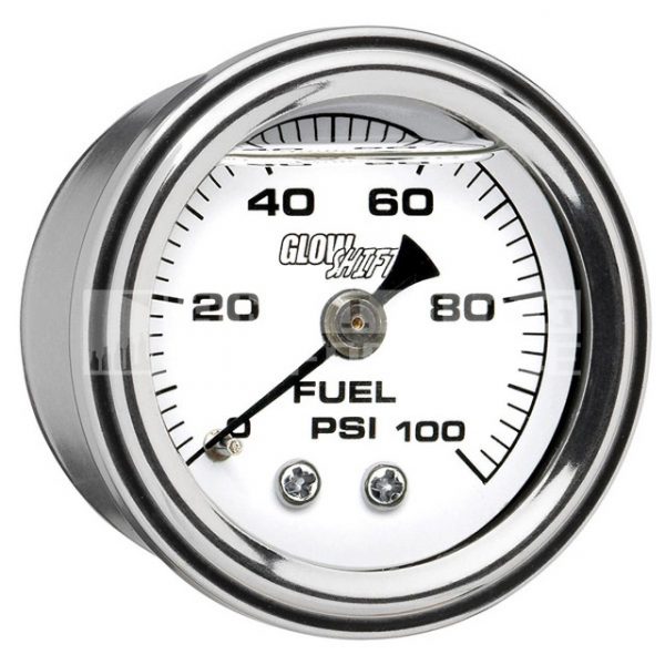 GlowShift Brandstofdrukmeter 0 - 100 PSI - Afbeelding 2