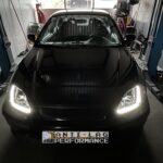 ALP Koplampen LED blackhousing (Civic 99-00) SMOKED (Facelift) - Afbeelding 2