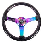 NRG Stuur 350mm 76mm Dish (Glitter, hout)