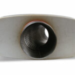 Flowmonster einddemper Ø63.5mm/2.5'' rvs (offset) - Afbeelding 2