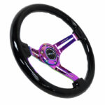 NRG Stuur 350mm 76mm Dish (Neo Chroom split) - Afbeelding 2