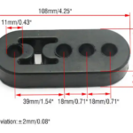 SRS Uitlaatophangrubber verlengd - Afbeelding 2
