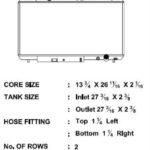 CFS Race Full size K-swap Radiateur - Afbeelding 4