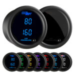 GlowShift Dual Air Meter tinted 7 series