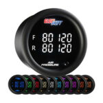 GlowShift Quad air meter 10 color digital
