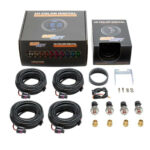 GlowShift Quad air meter 10 color digital - Afbeelding 2