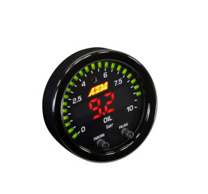 AEM X-series Digitale oliedruk meter 150 PSI / 10 BAR