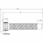 Dorman Wieldraadeind M12x1.5x42mm - Afbeelding 2