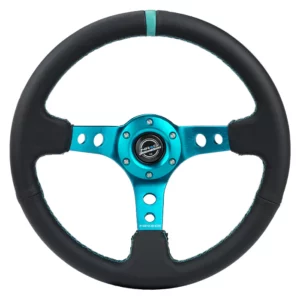 NRG stuur 350mm 76mm dish Teal