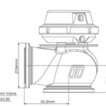Turbosmart GenIV HyperGate45 Wastegate (45mm) - Afbeelding 2