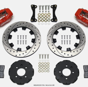 Wilwood Big Brake kit 310mm / 4-pot (rood) (geboorde schijven)