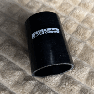 ALP Silicone koppelstuk recht 3" / 76mm (Zwart)