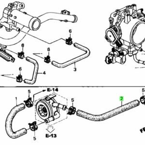 Honda slang oliekoeler K-serie